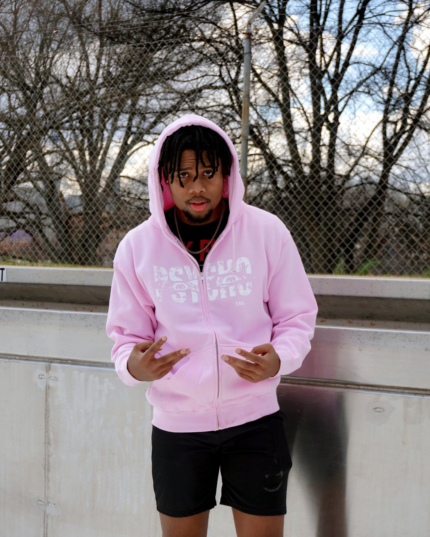 Era "Psycho" Hoodie Pink